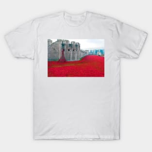 Tower Of London Red Poppy T-Shirt